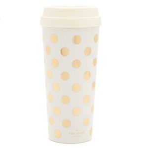 Kate Spade New York Gold Dot Thermal Mug (NWT)